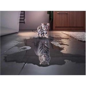 Puzzles MaxRenard Jigsaw Puzzle 1000 Pieces In Me The Tiger Cat Puzzle Family Challenge Game Gift Y240524