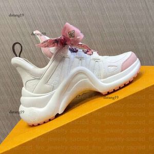 Louiseviution Shoe Designer Shoe Colored Bow Sole Dad Shoes Female Lvse Shoe Same Style Increased Thick Sole Sports Shoes Genuine Leather Casual Luis Viton Shoe 644