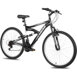 Cyklar Mountain Bike 26 tum utomhuscykel 18 Speed/High Carbon Steel/Dual Suspension Justerbara ergonomiska platser Q240523