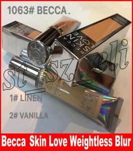 Becca Skin Love Foundation Blur Founded infunded with Glow Nectar Brightening Complex Linen Vanilla 2 Colors6943981