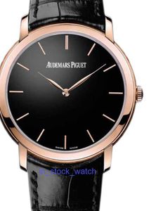 Aeipoy Watch Luksusowy projektant 18K Rose Gold Automatyczny zegarek mechaniczny męski czarna płyta E