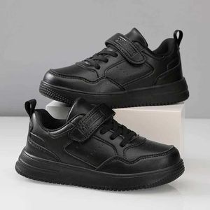 Athletic Outdoor Athletic Outdoor Childrens sports shoes boys sports shoes leather flat childrens sports shoes girls black and white shoes WX5.2241556