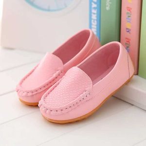 Flat Shoes Bling Crystal Girls Flat Shoes For Childrens Casual Bow Princess Shoes Q240523