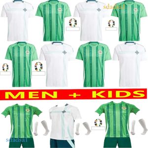 2024 Nordirland Fußballtrikot Divas E 24 25 Fußballhemd Charles Ballard Best Brown Home Away Men Set Kids Kit Uniform