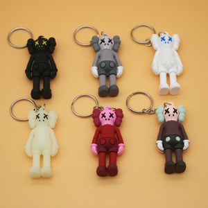 Cartoon Figures Styles Pocket Keychain PVC Action Figures Toys Bag Charms CarKey Buckle Rings Doll Model Toys For Children Birthday Gifts