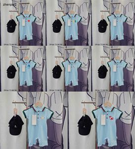 Luksusowe nowonarodzone kombinezony projektant maluchowe odzież Rozmiar 59-90 cm niebo niebieski design frutling garnitur letni niemowlę 24 maja