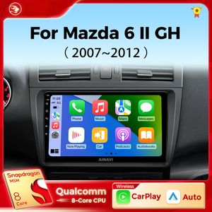 Автомобильная DVD радио для Mazda 6 II GH 2007-2012 Беспроводной CarPlay Android Auto Multimedia Player Stereo Streo 2din Autoradio