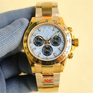 APS Motre Be Luxe Luxury Watch Wlistwatch 40mm 4130 Chronograph Mechanical Movement 904L Steel Case Men Watches Wristwatches relojes