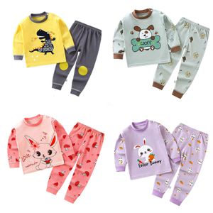 Bambini set di biancheria intima ragazzi pamas ragazze baby autunno abbigliamento da sonno cotone abiti da casa abiti per bambini l2405