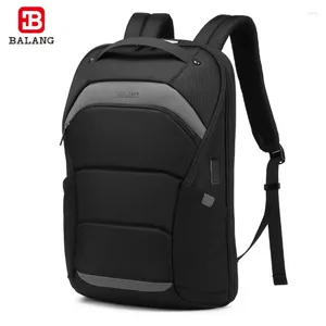 Backpack Balang Men Laptop se encaixa em 15,6 polegadas anti ladrão Bagpack Multifuncional Backbag Sacos de ombro à prova d'água
