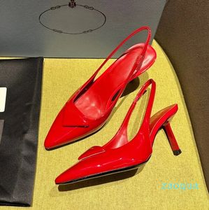 2024 Heels High Women's luxury designer sandals75mm With box