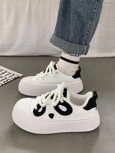 Casual Shoes All-Match Small White 2024 Fashion Women's Clogs Platform Female Sneakers Round Toe Autumn Modis Creepers Summe