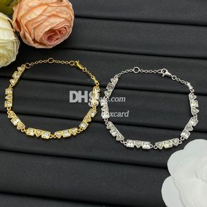 Luxury Crystal Bracelets Lady Sparkly Charm Bracelet Gold Silver Plated Bracelets Engagement Christmas Gift