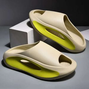 Sneaker 602 sommar tofflor kvinnor män tjock plattformskudde glider skor eva strand sport sandaler båge stöd flip eb1