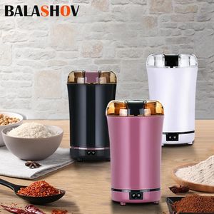 Electric Coffee Grinder Portable Cereal Nuts Beans Spices Grains Grinder Multifunctional Home Coffee Bean Grinding Machine 240524