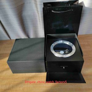 Hot Selling Top Quality Hub Watch Original Box Papers Card Transparent Glass Wood Present Boxes Handväska för King Power Hub4100 2892 Watche 247D