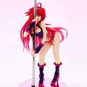 Action Toy Figures Anime High School DXD Hero Rias Gremory Pole Dance Ver 1/7 PVC Action Figur Toys Statue Vuxna Collection Model Toy Gift 21cm T240521