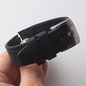 Watch Bands Arrival Fashion Watchband Curved End Soft Rubber Silicone Fit Brand Mens Watches Waterproof Strap For Sport 18 20 22mm 219x