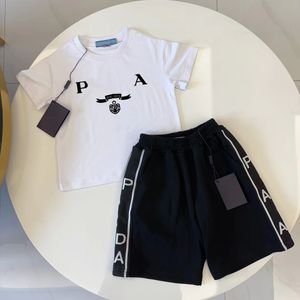 2 Stücke Kinder Designer Kleidung Baby zweiteiliger Mädchen Jungen Kurzarm Hemd Kid Kid Tracksuit Mittwoch bequem atmungsaktiv ohne Pilling Tochter Bruder