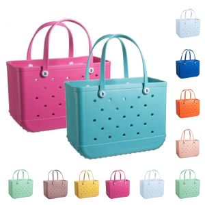 2024 Mens Fashion Bogg Bag luxury Organizer PVC plastic Waterproof Basket Beach Bags Womens tote handbags CrossBody bags designer clutch large storage shopping bag