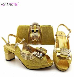 Dress Shoes High Quality Ins With Matching Bags Set Nigerian Women039s Party And Bag Sets Italian Women Sandals Bag14037970