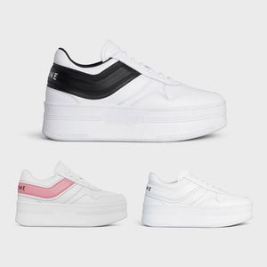 Plataforma de plataforma tênis tênis caussure luxo tênis de luxo com caixa linda fora do escritório sneaker clássico skate plano