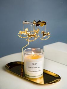 Ljushållare Guldbröllop Centerpieces Lotus Holder Tea Light Trays Dekorativa Morrocan Table Lantern