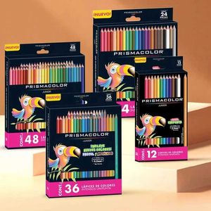 Crayon Pencils Prismacolor Scholar Красочный набор искусств карандаша подходит для начинающих художников и мастеров мягких гладких, ведя путь в расширенном смешивании WX5.23