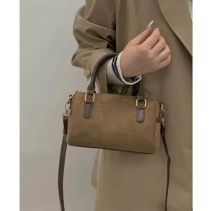 Fashionabla Velvet Mini Handbag Vintage Olive Green Top Handle Cross Body Bag Elegant Womens Accessories Gold Hard Compatile FAS 240518