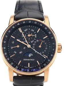 Aeipoy Watch Luxury Designer -Auswahl 9,5 20 Jahr 26394or OO.D321CR.01 Kalender Mechanische Herren Wache W.