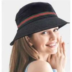 Designer Bucket Hat for Women Summer Rainbow Striped Fisherman Couple Versatile Sunshade Men's and Women's Bowl Hat