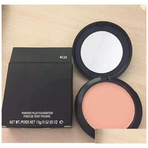 Face Powder Professional Make -up Fix plus Foundation Fond de teint poudrs 15g Pressed Drop Delivery Health Beauty Otsup