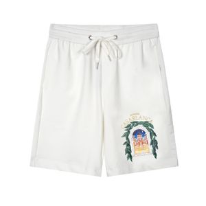 Casablancase Männer Baumwollshorts Designer Kurzer Markendesigner Kurzer Freizeit Shorts kostenlos Transportgröße M-2xl