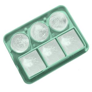 Frozen Ice Cube gjutning Whisky Ice Maker Food Grad Silicone Ice Box Stora ishockeybollar Ice Grates Glipningsverktyg 240507