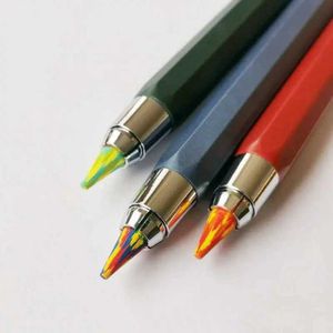 Pencille Crayon utilizzate per la matita arcobaleno creativa refulls 5,6 mm lead da 3 in 1 per artisti per artisti per disegnare colorare 5 pezzi WX5.23