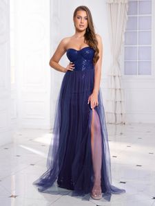 Сборная сеть без бретелек Long Dress для выпускного платья по мячу 240523