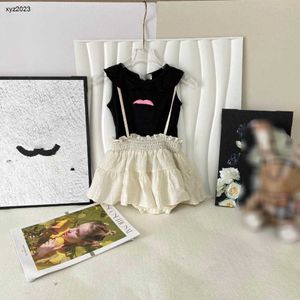 Moda nowonarodzone kombinezony projektant maluch rozmiar Bodysuit 73-90 cm Summer Baby Crawling garnitur niemowlę