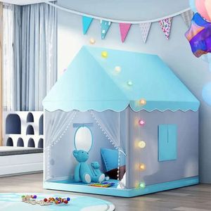 1.3M Children Large Toy Wigwam Folding Kids Tent Tipi Baby Play House Girls Pink Princess Castle Child Room Decor Gifts 45bb4b