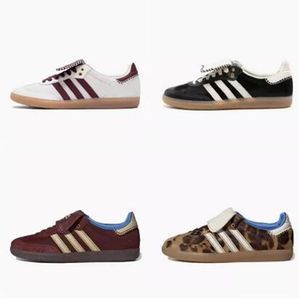 Sambas Pony Wales Bonner Leopard German Training Gazzelle Shoes Retros Versatile Sports and Casual Board Shoes sneakers