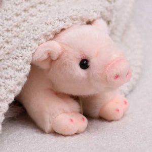 Nadziewane pluszowe zwierzęta miękkie kaii love różowa świnia pluszowa poduszka nadziewana super urocza okrągła świnia wysokiej jakości prezent dla dzieci