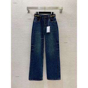 Märke jeans kvinnor jean designer byxor mode logotyp denims klassiska läderkort byxor kvinna semester hög midja raka denims byxor 22 maj