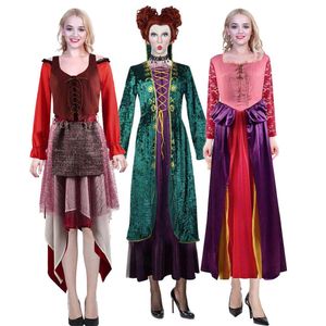 Halloween Party Adult Sarah Mary Winifred Sanderson 3 Sisters Wicked Witch Costume