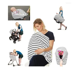 Barnvagnsdelar ammande täckning av ammande halsduk - baby bilstol täcker spädbarnsbilar för småbarn flickor och pojkar