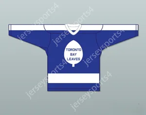 Anpassad boutette 15 Toronto Bay Leaves Blue Hockey Jersey SCTV Power Play Top Stitched S-M-L-XL-XXL-3XL-4XL-5XL-6XL