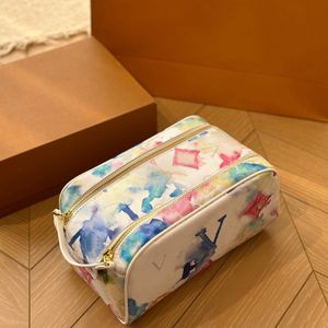 Designerka torba makijażu Mini próżność luksusowa torebka torebka torebka makijaż w torbie męska portfela skórzana toaleta