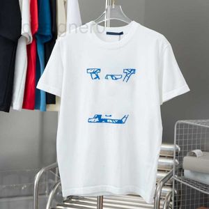 Designer Knitwear Men's T-shirts Kort ärm tees män kvinnor bokstäver t shirt trend designer högkvalitativ sommarpar andas löst vhtt