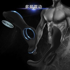 TESER Controle remoto Dolphin Lock Essence Ring Ring Silicone Masturbation Massager Masculino e feminino Compartilhe o anel de bloqueio de coelho para casais Q240524