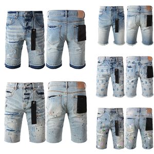 Men Jean Shorts Washed Short Jeans Casual Shorts Mens Jeans Shorts Hip Hop Casual short Knee lenght jean skinny mid softener clothing 29-40 Size