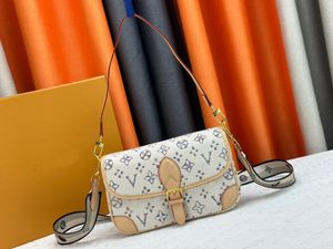 Nowa jacquard torba bagietki klasyczny projektant logo torba torba na płótnie na ramię Crossbody Pakiet Messenger Torby M46386 M45985