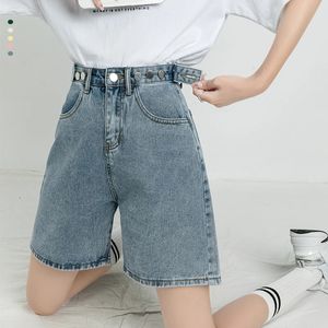 Shorts Jeans Women Summer Clothes Baggy Y2K Fashion Straight Vintage Streetwear Denim Loose Femme Denim Short Pants 240523